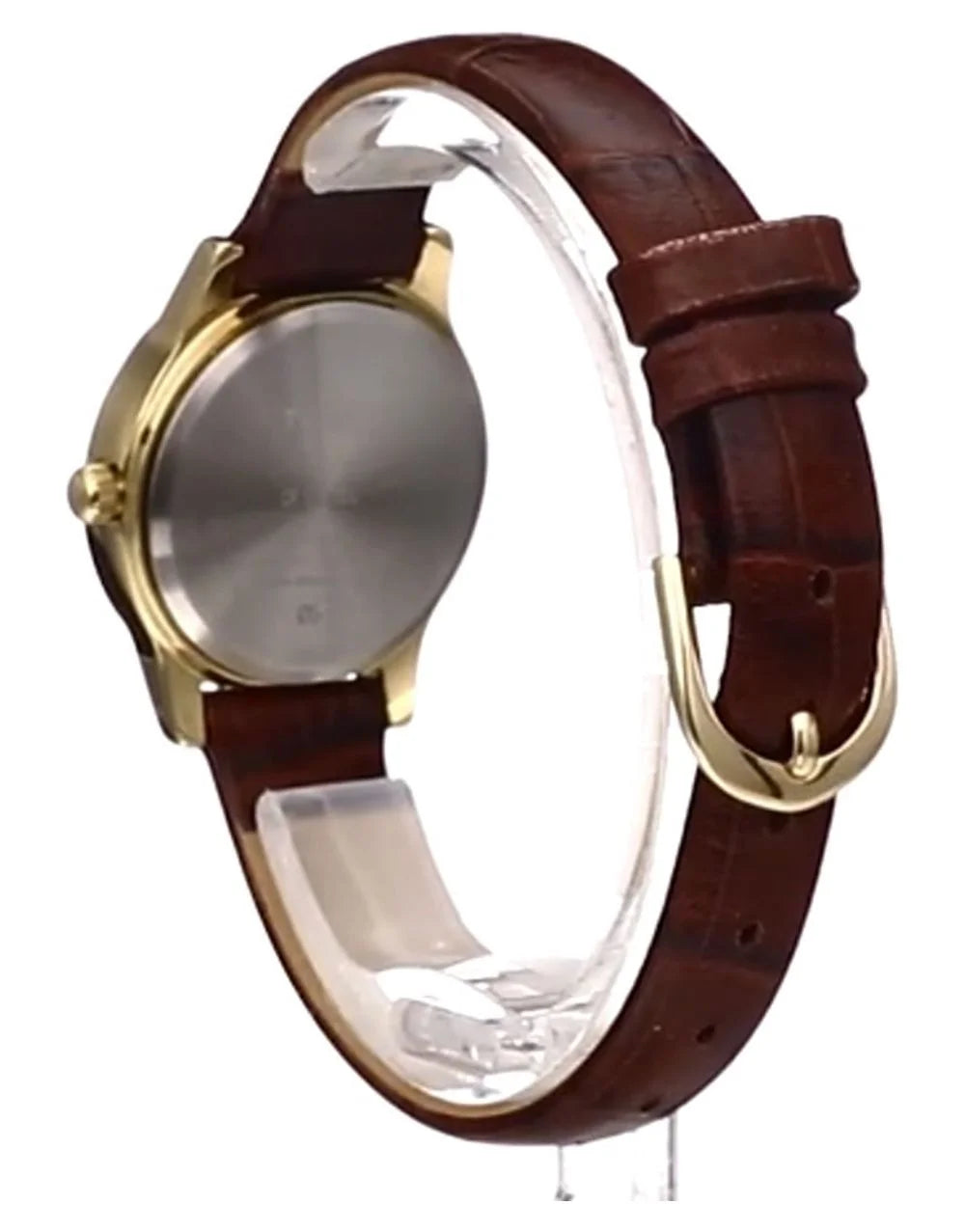 Avenue Leather Gold/Burgundy/MOP Watch, Women's Dress 25mm Timex Strap Essex