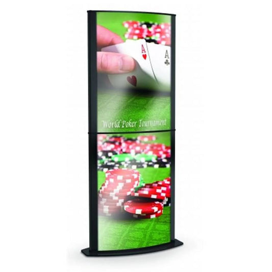 Signholder- Testrite SignHolders Products Poster Visual Convex VX2-B Silver Convex