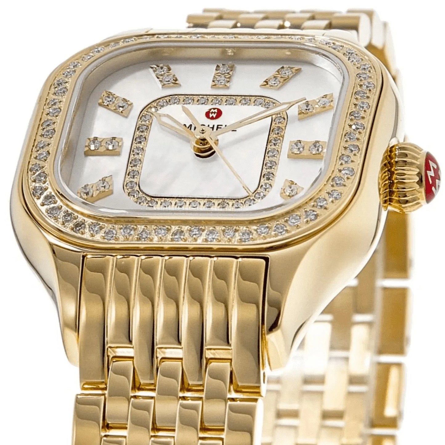 Dial Mother Watch Women's MWW33B000003 Gold-tone Pearl Steel Meggie Michele Diamond of