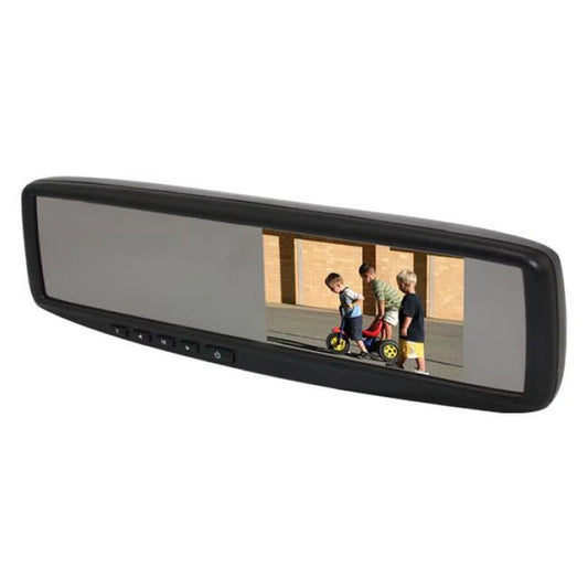 Rear LCD Mount 4.3 Glass in. with Mirror