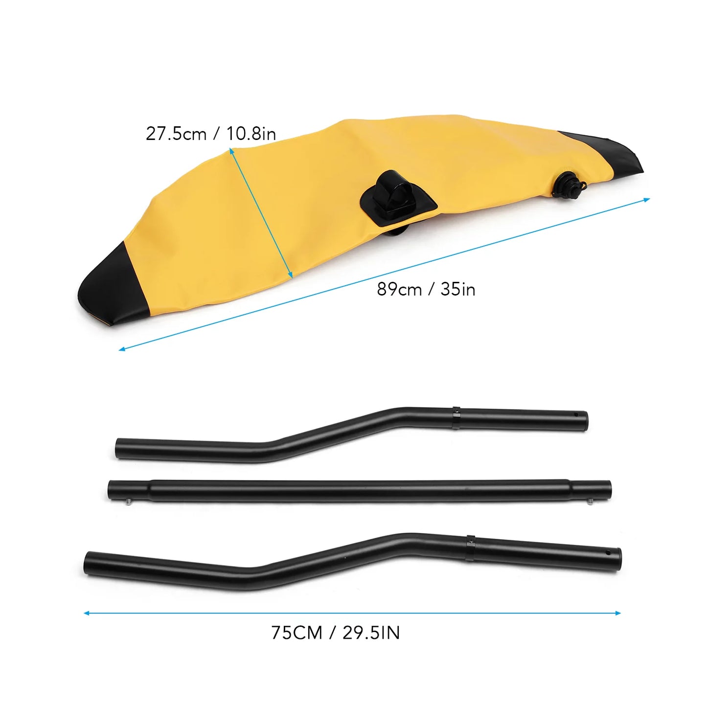 Tuyya Eryue Float Arms Boat Kit Huiop Float,Boat Arms Sidekick Spirastell With With Sidekick Sidekick Float Stabilizer Float Float Rod Inflatable With Rod Kayak Float Pvc Stabilizer Zdhf Qisuo