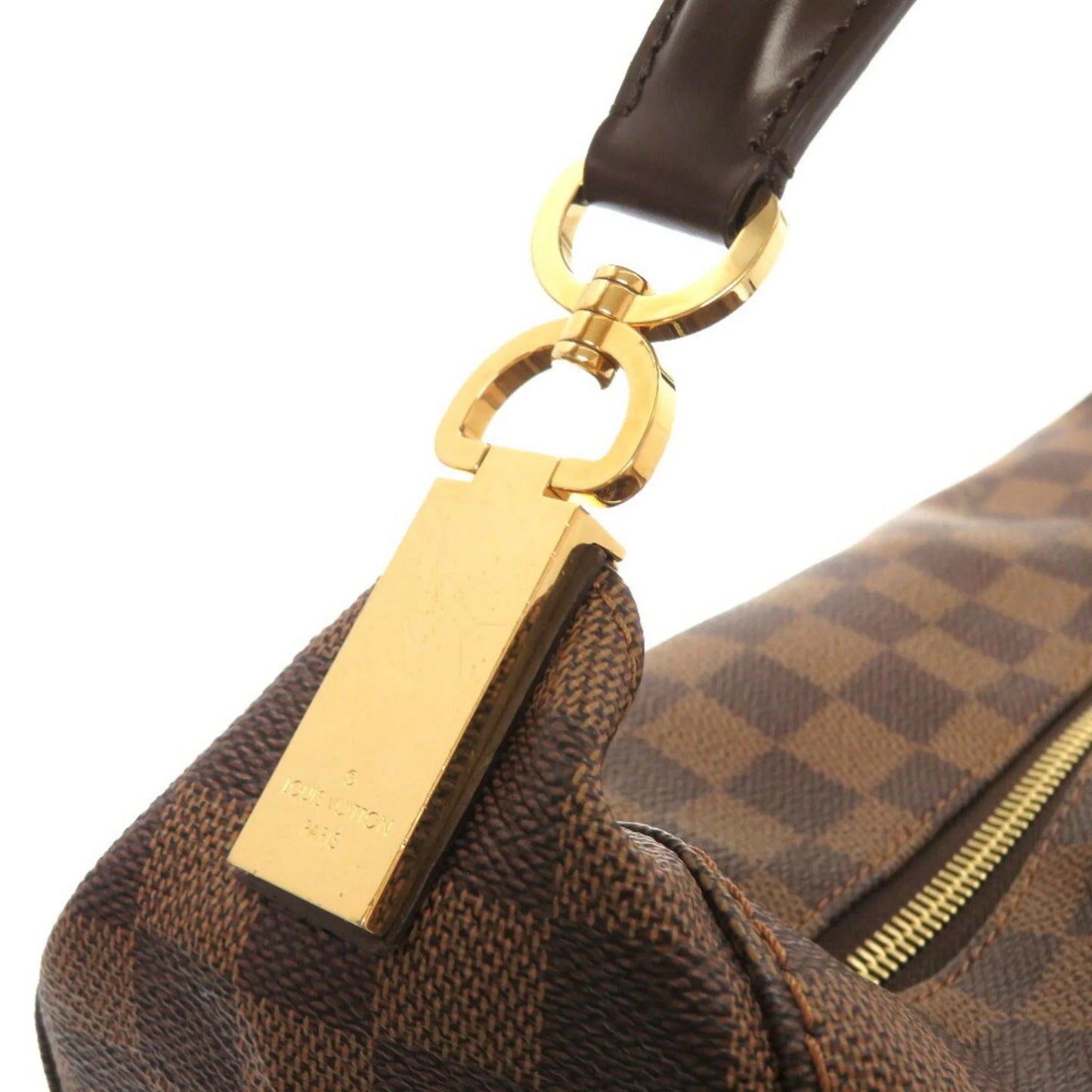 Bag VUITTON (Good) Portobello PM Louis Pre-Owned N41184 LOUIS Shoulder Damier Vuitton