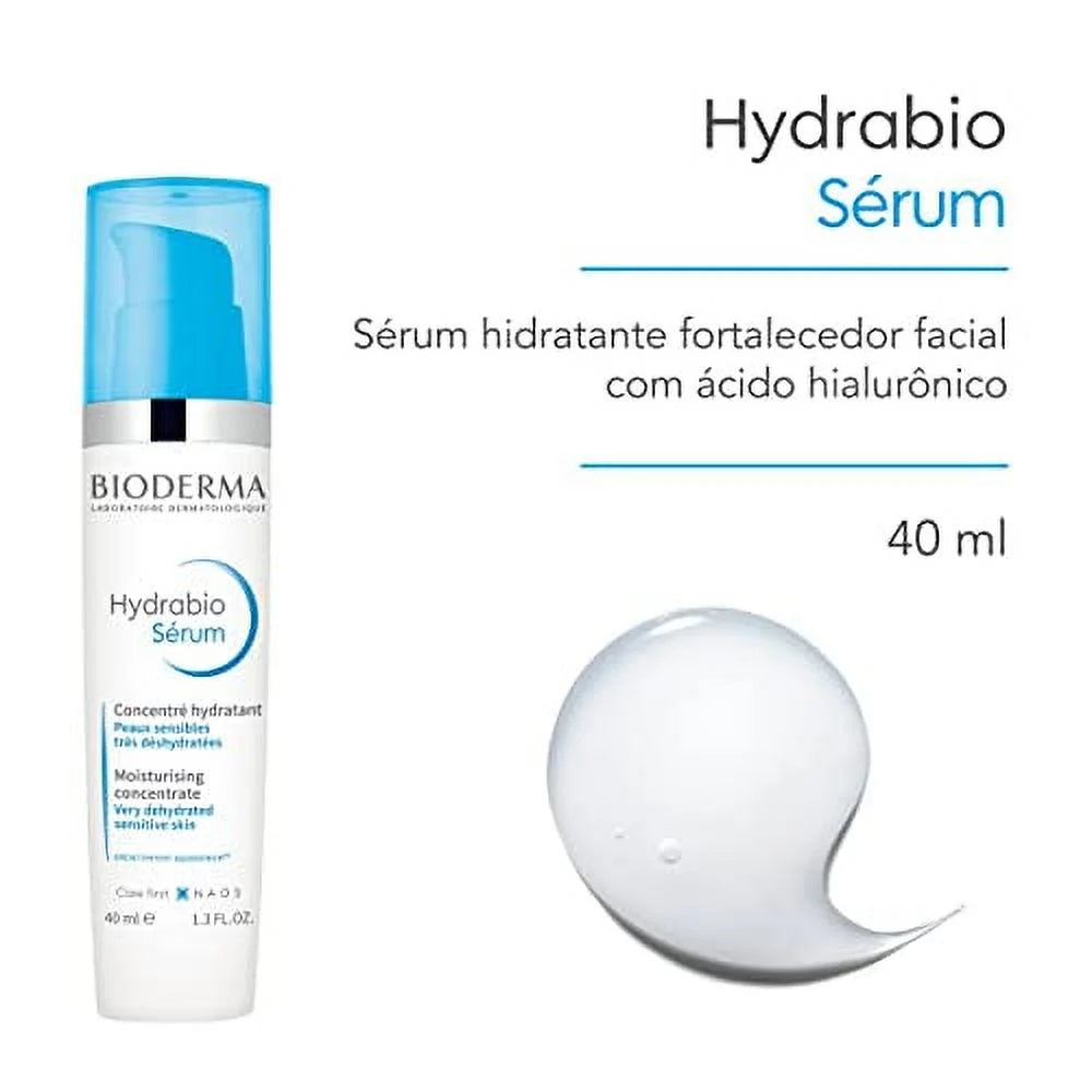 Dehydrated Skin Facial Hydrabio Hydrating Serum Serum Bioderma Moisturising 1.3oz Sensitive Serum for