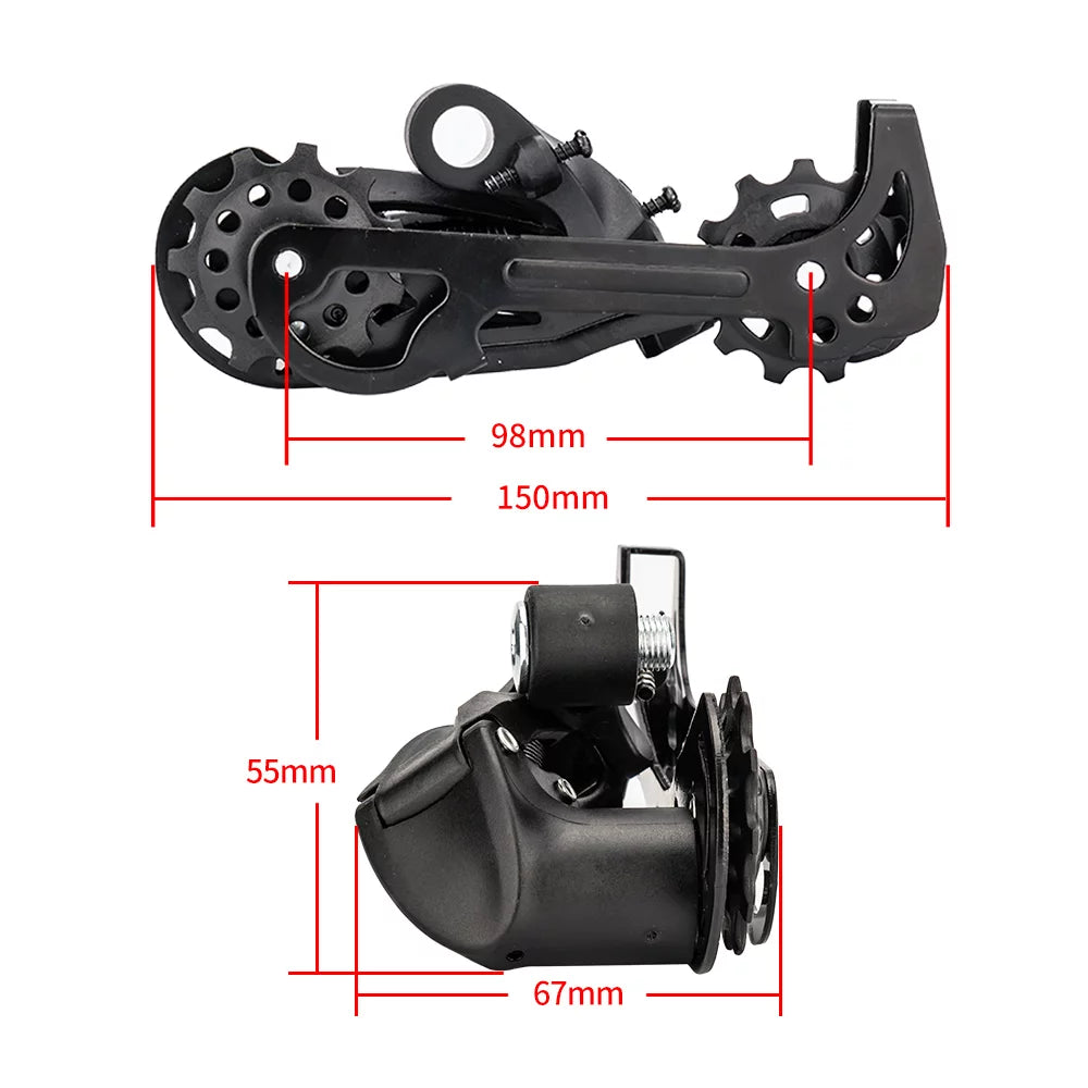 Bike Shifting Speed Precise Flywheel 10 Bike Derailleurs Cassette 11-50T - MTB Shifter for Speed Mountain Groupset 1x10 Crankset Smooth and Chain MTB Nebublu