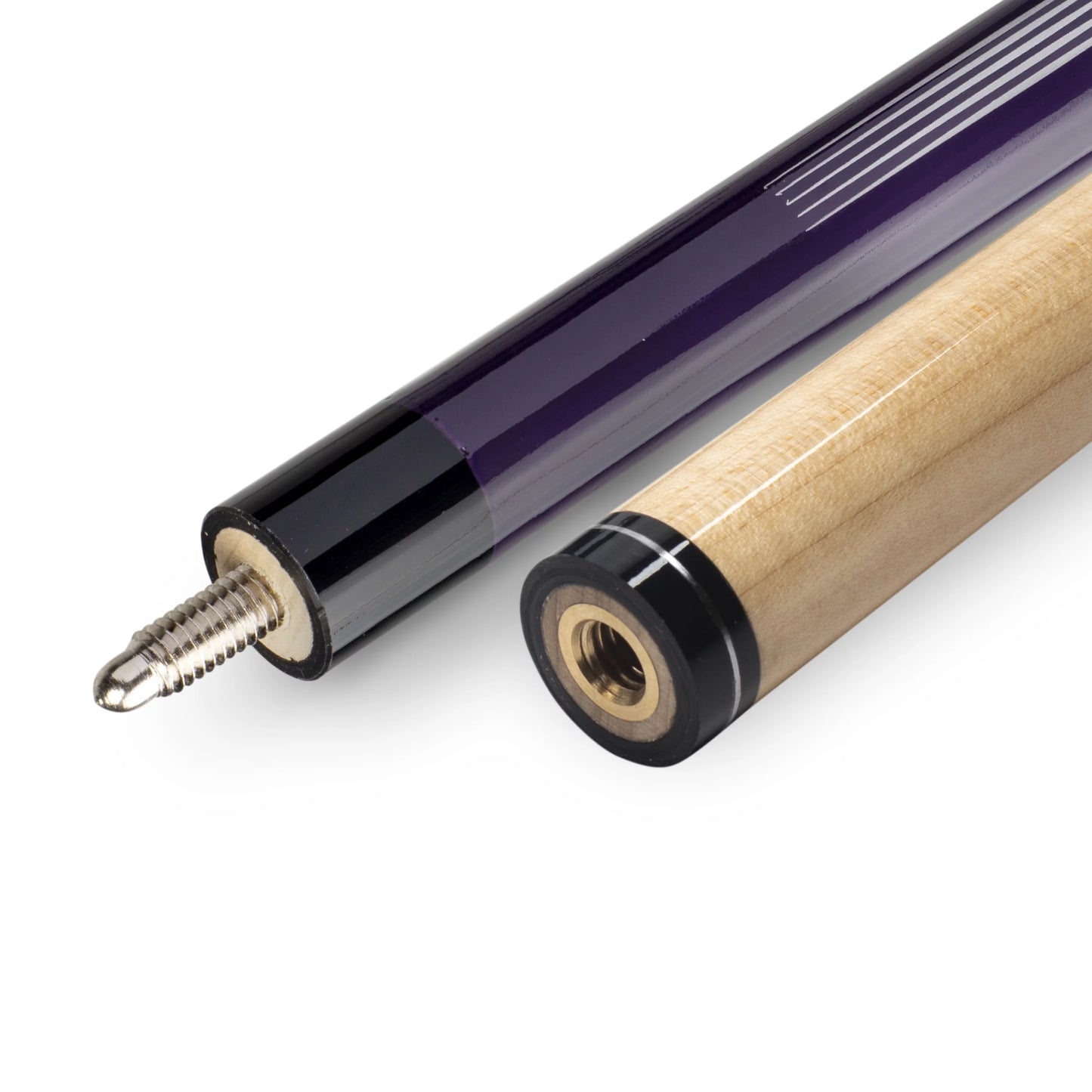 2 Piece, Ounce Billiard/Pool 58" Sure Cue, Grip Viper Purple, Pro 20