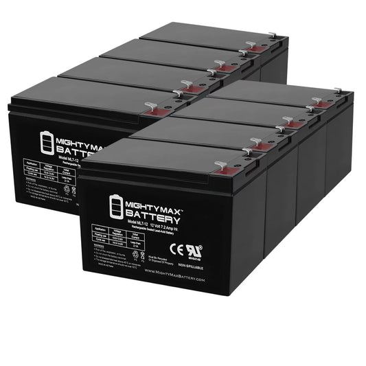 12V 2.0 7Ah Battery Combo Showdown Marcum - 8 Pack Troller Replaces