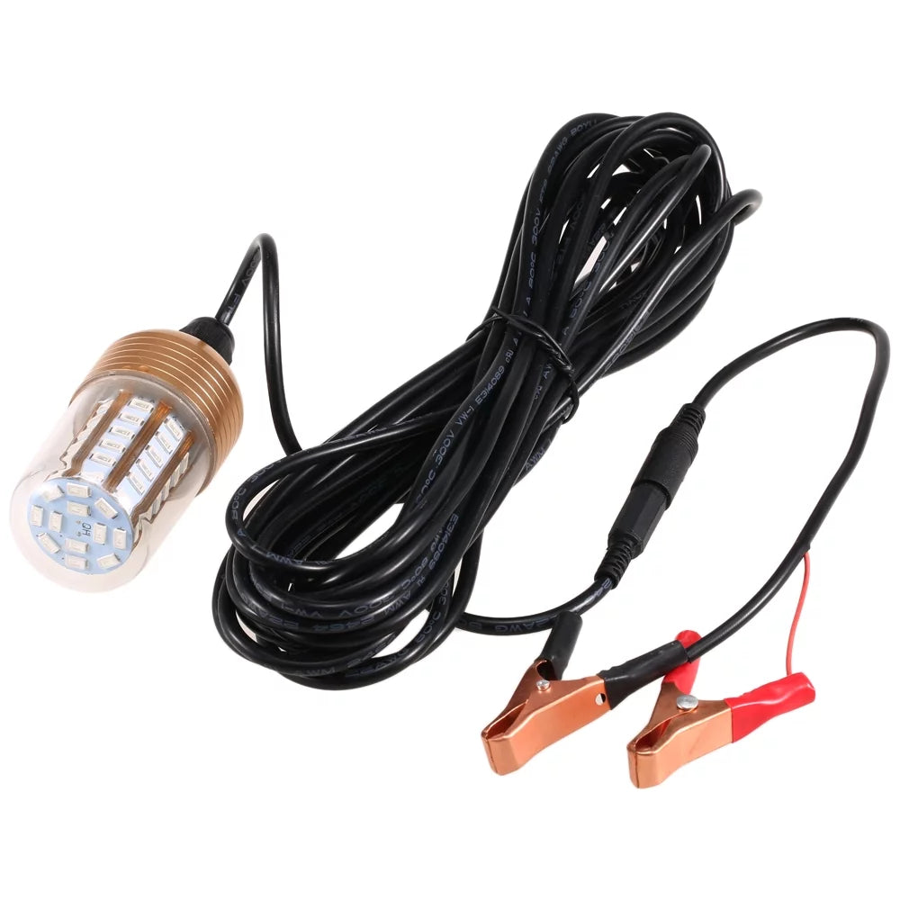 Submersible Fish 30W Attracting with Cord LEDs Bait Fish Carevas -60V Lamp Night Underwater Squid Fishing 60 Finder