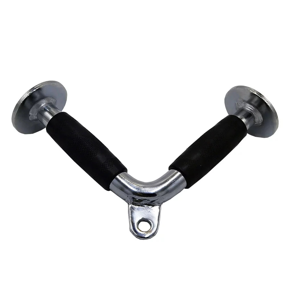 Tricep Rotating Bar for Press Machine Press DownBar, Training Double Shaped Strength Accessories Weight D V Handle Workout, Deluxe V-Shaped Single Cable Straight Down Rope,