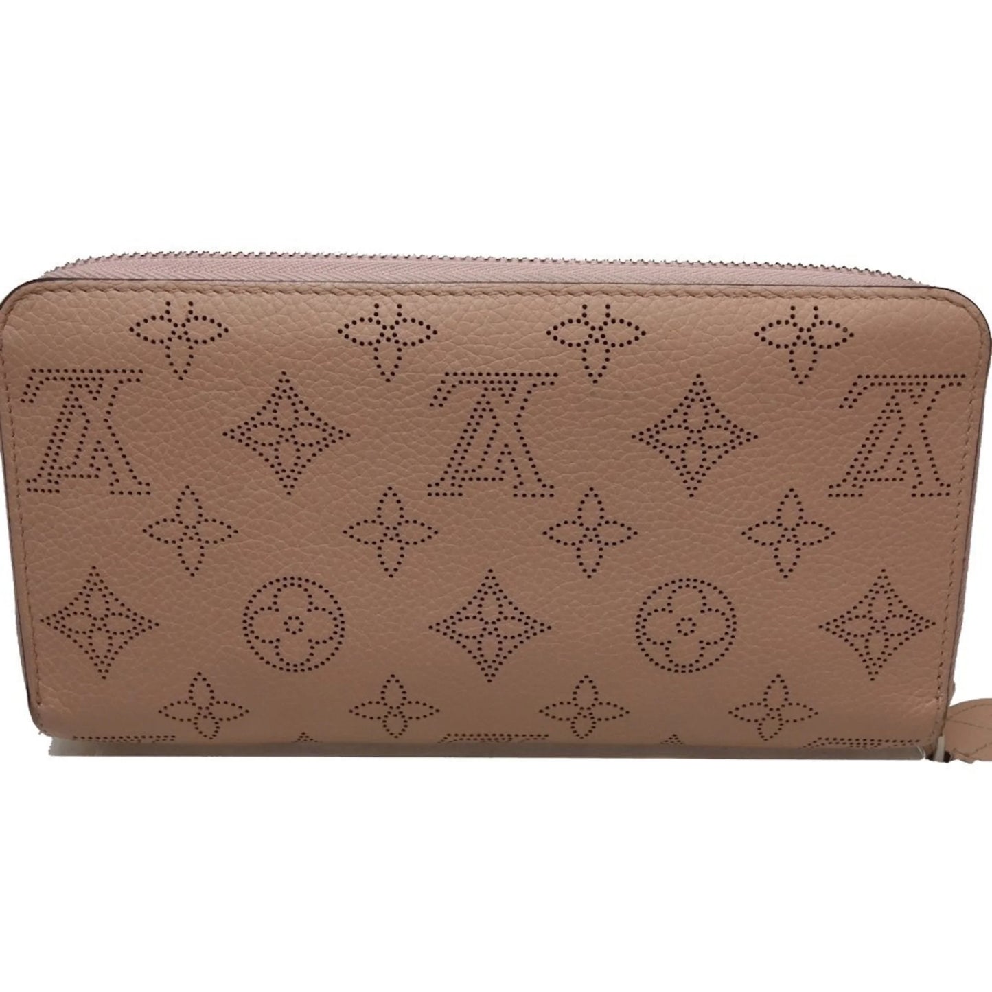 M61868 (Good) Wallet Pre-Owned Zippy Mahina Monogram Magnolia VUITTON (Pink) 083014 Long LOUIS