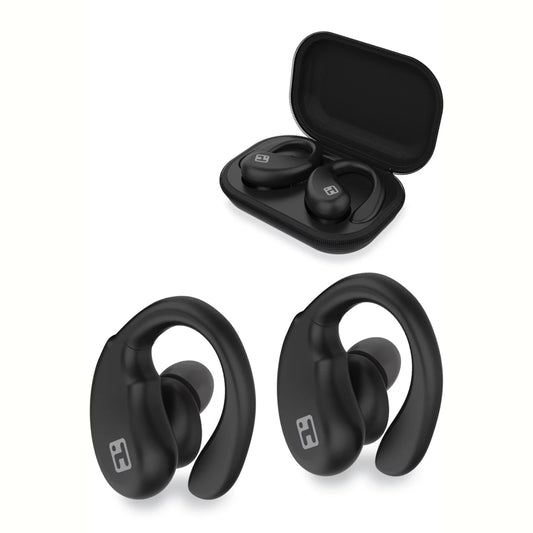 Sporty Zip-Case Secure Design Ergonomic Earbuds and TWS with Bluetooth XT-33 Fit (BE-204)