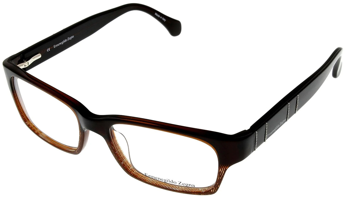 Size: Lens/ Bridge/ Prescription Temple: Gunmetal Frames Zegna Eyeglasses Satin Unisex 55-17-135 0627 VZ3134M Ermenegildo Rectangular