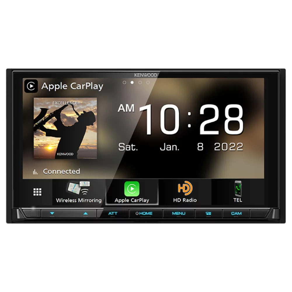 Auto Android (Refurbished) w/ Restored Android Receiver Kenwood & Multimedia DMX958XR Auto 6.8"