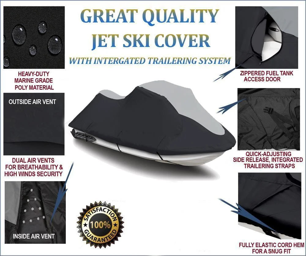 SE THE Compatible LINE Cover for HEAVY-DUTY Doo Sea OF TOP Sea-Doo SUPER GTI 2011-2019 155 JETSKI