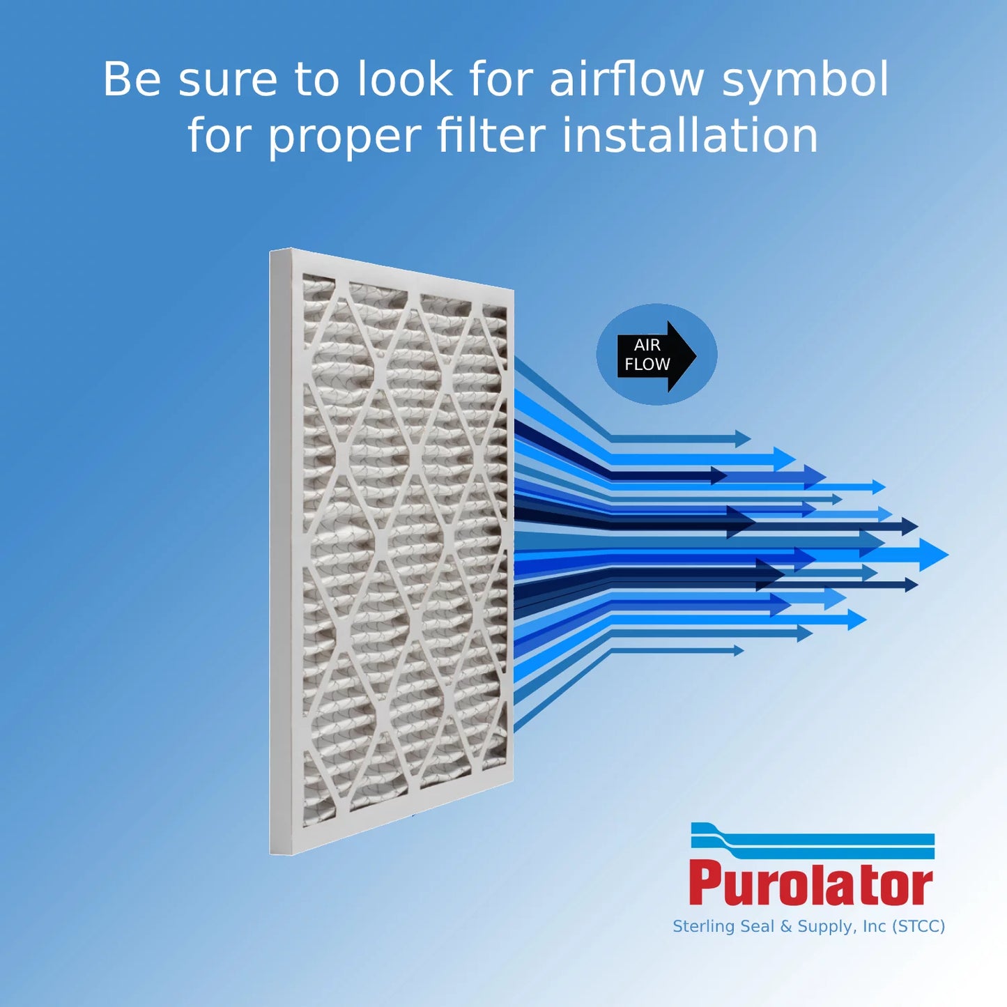 Air Mechanical 40 16x20x4, MERV (3 Surface Pack) Pleated Extended Purolator Hi-E 8, Filter,