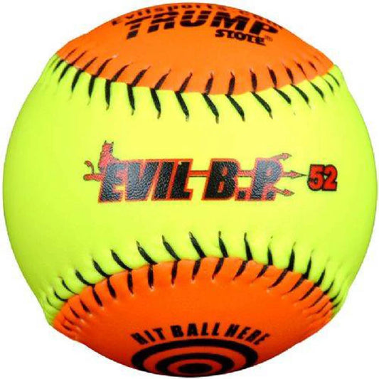 Practice Evil Leather Sports Batting AK-EVIL-BP52 Trump® Inch Synthetic 12 Softball 52/300