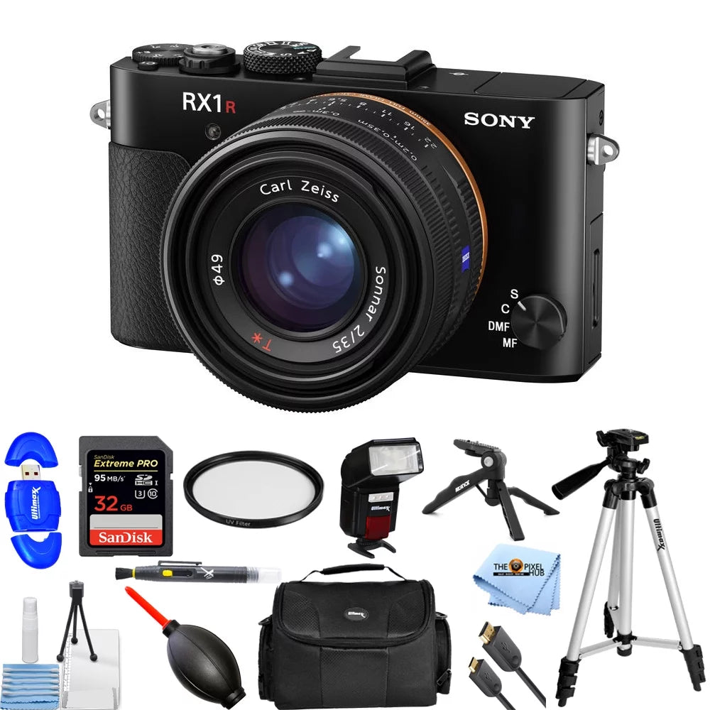 Cyber-shot Camera II Pro Bundle DSC-RX1R 42MP #DSCRX1RM2/B Sony Digital