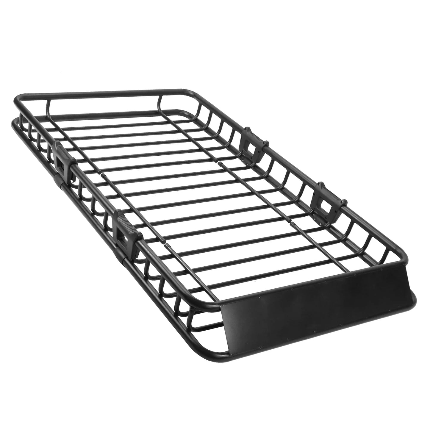 Roof iMounTEK Elastic with Rack 220lbs Capacity Heavy Universal Top Basket Luggage Black Car Hook Cargo Holder Duty Cargo Rack Carrier Strap Net 63x39x6.3in,