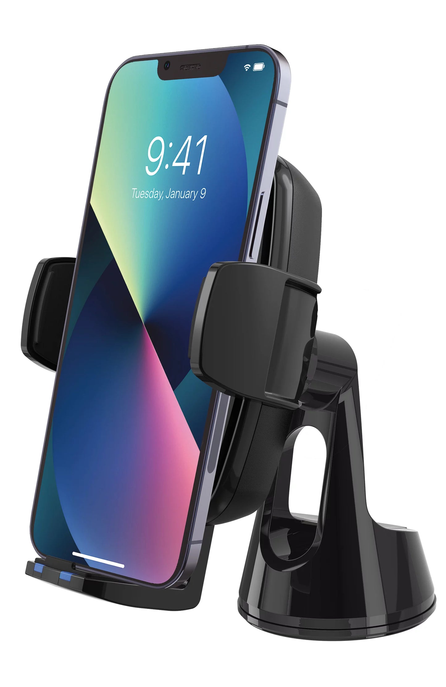 Phone Stick Scosche w/ Mount Universal Wireless Charging UQ3WDV-SP Grip Qi-enabled Black