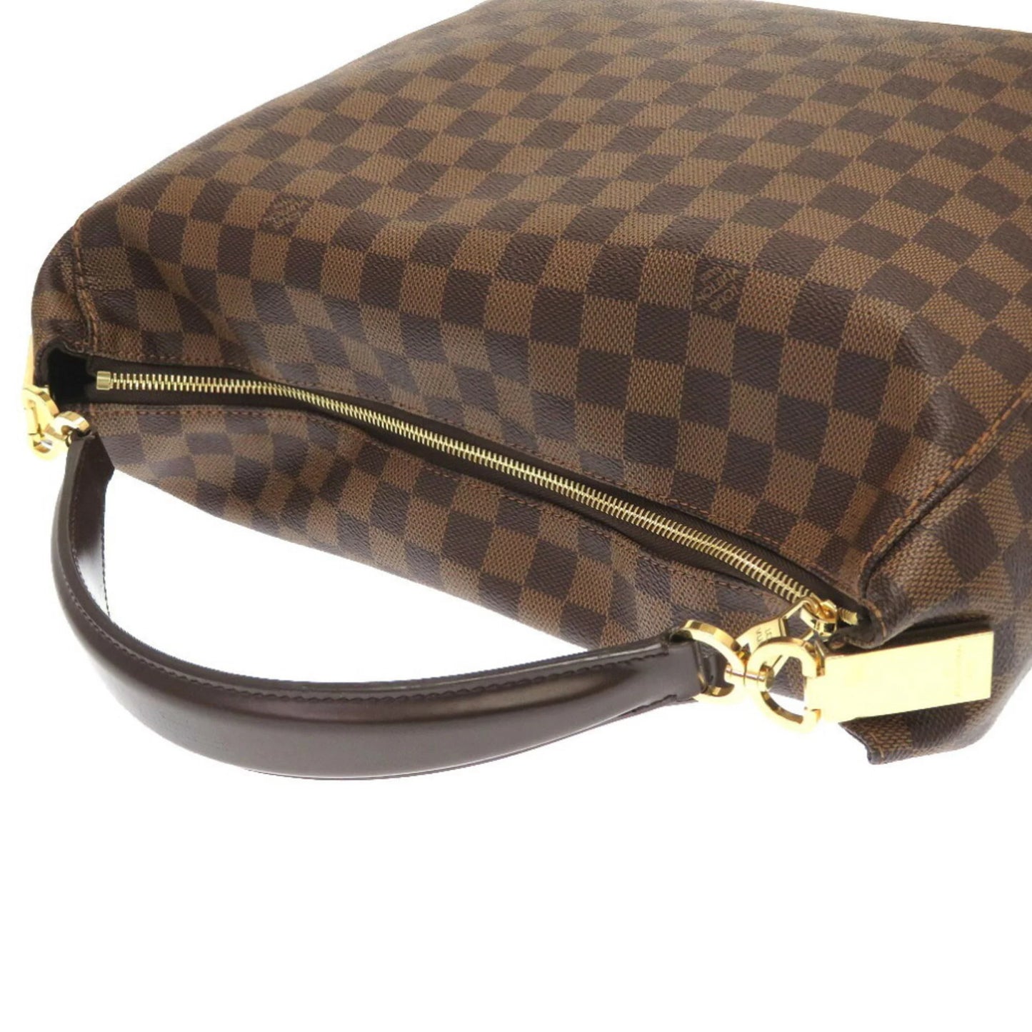 Bag VUITTON (Good) Portobello PM Louis Pre-Owned N41184 LOUIS Shoulder Damier Vuitton