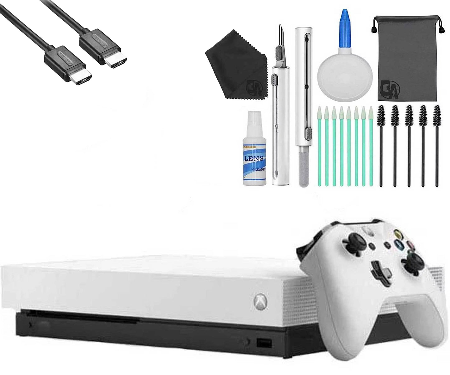 Xbox Kit X Microsoft Console Cleaning White 1TB Gaming HDMI One with