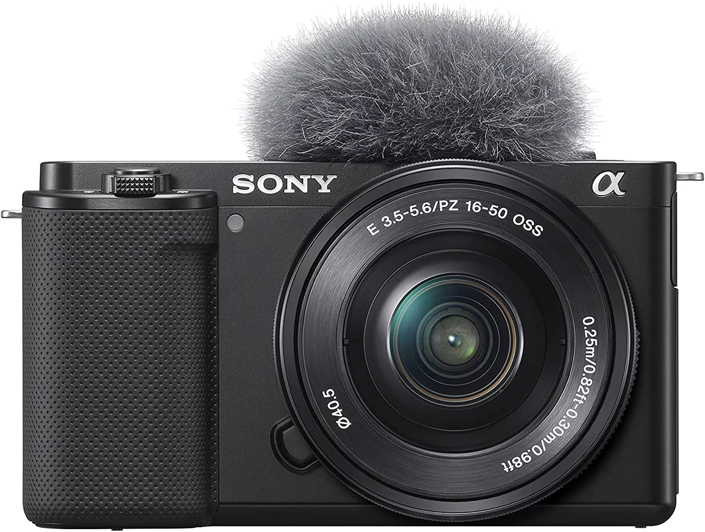 ZV-E10L Mirrorless Sony 0.63", Alpha 1.97", with 24.2 Megapixel Black Camera Lens,