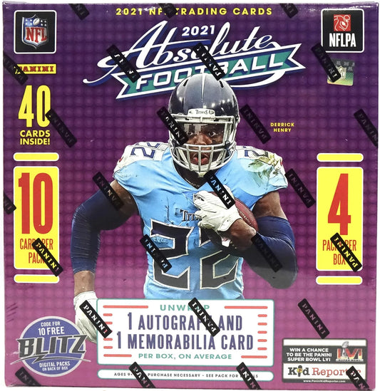 Panini Box Exclusive 2021 Mega Parallels Teal Fanatics Absolute Football