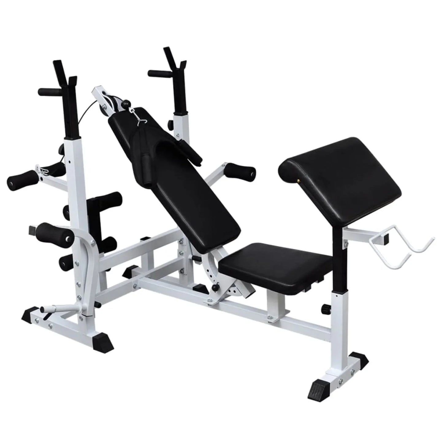 Weight Weight Set Rack, 264.6 with Aibecy lb Dumbbell Barbell Bench and