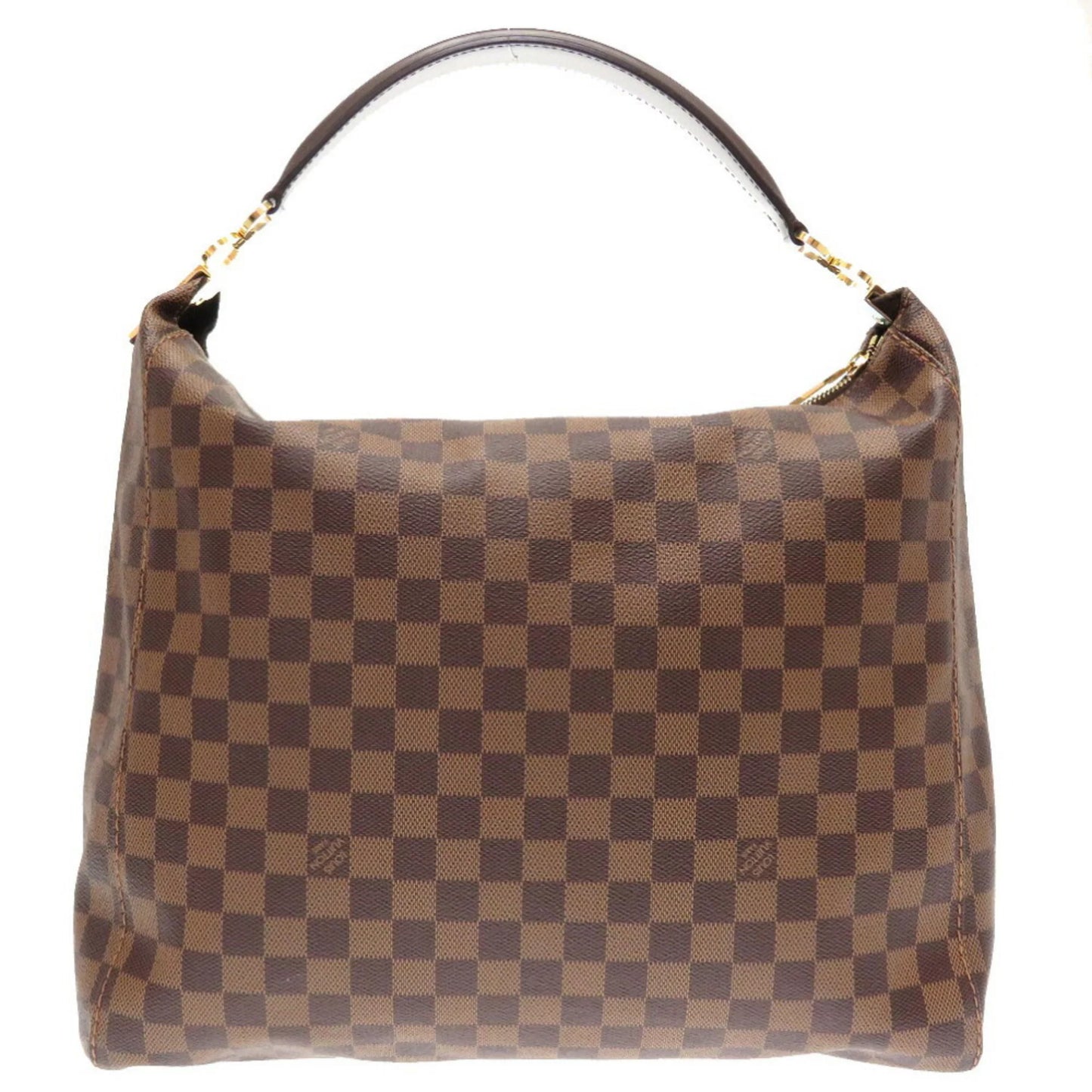 Bag VUITTON (Good) Portobello PM Louis Pre-Owned N41184 LOUIS Shoulder Damier Vuitton