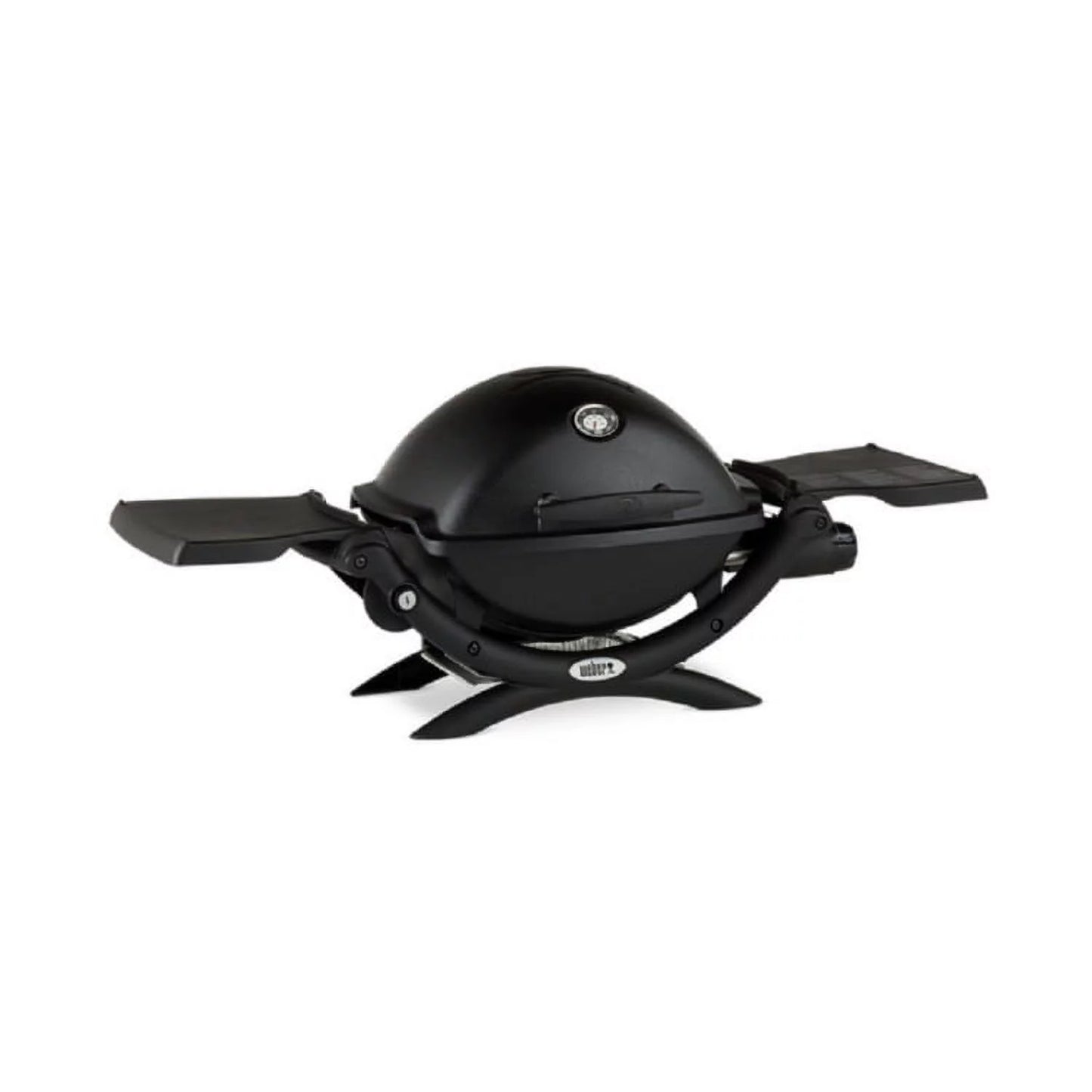 Adapter Q1200 Propane Grill Portable Liquid (Black) with Cart, Weber Bundle Hose