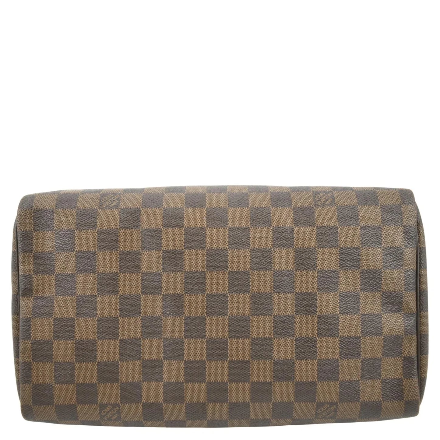 VUITTON 25 Pre-owned Brown Damier Speedy Satchel LOUIS Ebene Bag