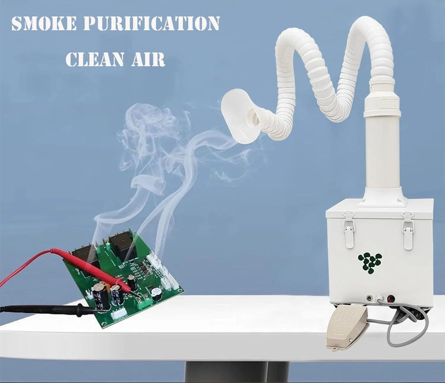 Smoke 12V Welding Smoke Dry Portable Welding Fume with Purifier Extractor Switch Purifier Foot