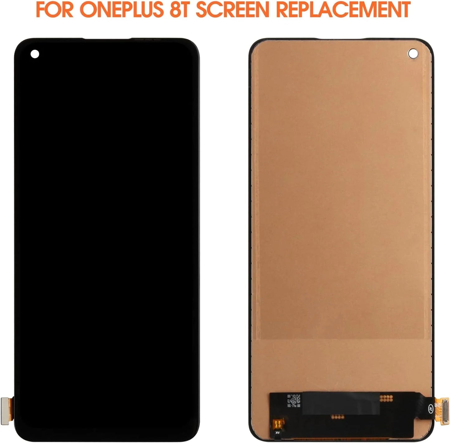 5G KB2003 KB2001 8T+ Assembly Oneplus Display Fingerprint) Screen Part OLED Digitizer KB2005 for 8T (Support Touch LCD Repair Replacement Screen KB2000