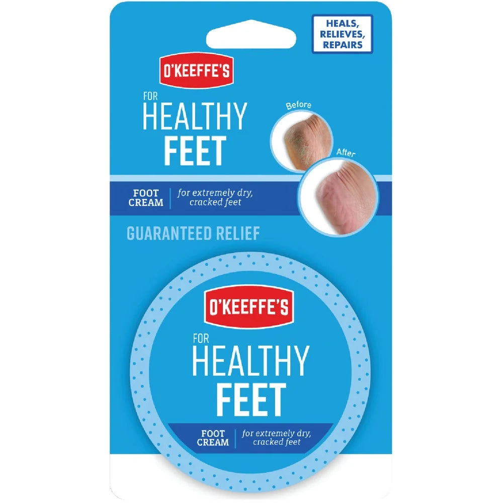 1PACK Jar O'Keeffe's 3.2 Lotion Feet Oz. Cream Healthy