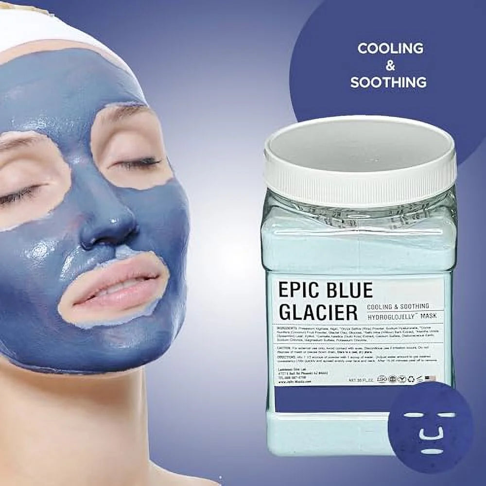 Treatment Facial Skin Suitable 30 - Luminous for All Glacier | Peel Natural Lab - Blue Mask Reducing off Anti-Aging, Dark Jelly oz fl Spot Professional Skin Skin & Epic Pack Mask, Types