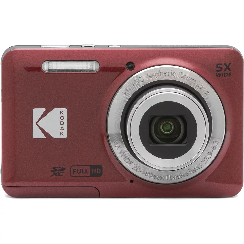 + Yr Case+ Warranty PIXPRO 1 Spider (Red) + Tripod Digital FZ55 Camera Kodak