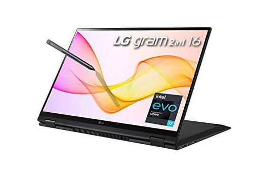 2023 NVMe 10 RE Intel WiFi Battery WQXGA and 16" Touch Graphics Windows Laptop Fullday Keyboard 2-in-1 SSD Xe 3TB(1+2TB) EVO Backlit USB IPS LG AX LPDDR5 Ultralight Gram 16GB i7-1260P Iris w/Pen