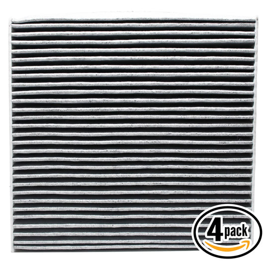 2007 3471cc Filter Air ACF-10134 Cabin 3.5L HONDA V6 for RIDGELINE Car/Automotive Carbon, for Replacement 4-Pack - Activated