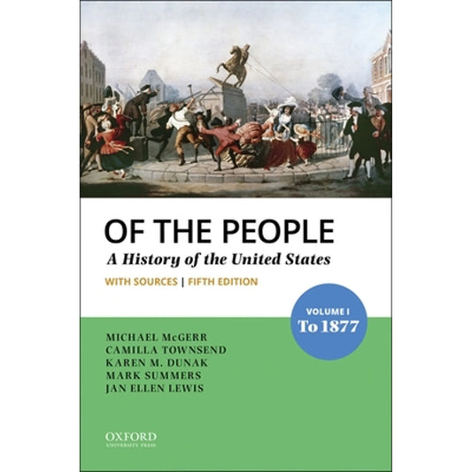 M Townsend, Sources Camilla I: 1877 Of Karen Pre-Owned Michael Volume by Dunak To (Paperback 9780197585955) McGerr, the People: with