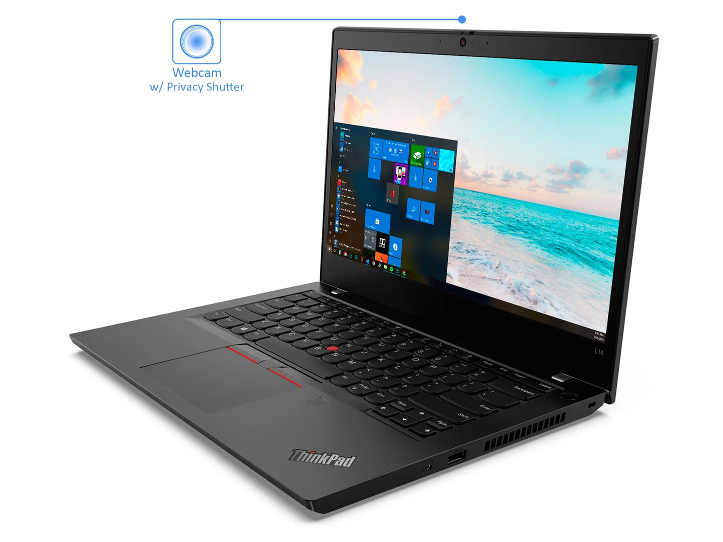 SSD, Bluetooth, Gen via i5-1135G7 16GB L14 Laptop, DisplayPort Upto 4.2GHz, Intel 2 IPS 10 Core ThinkPad FHD Wi-Fi, Pro , Windows HDMI, RAM, 1TB USB-C, Thunderbolt Lenovo NVMe 14" Display,