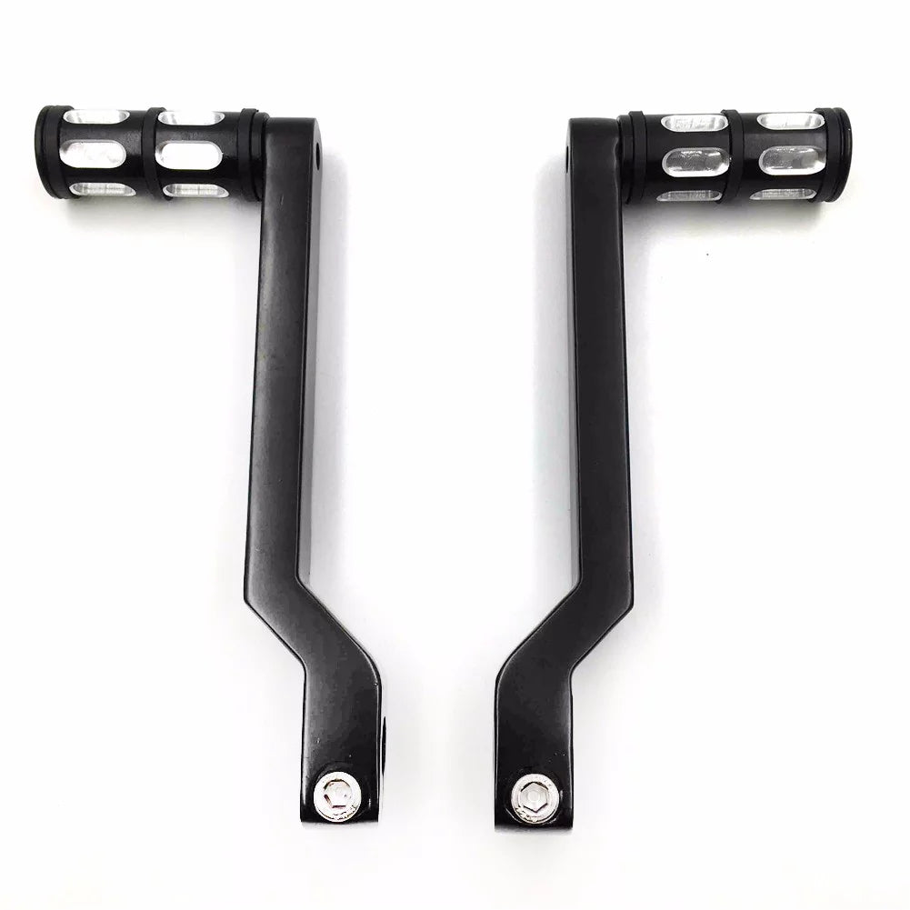 Style Levers HTT- 009C- Pedal Heel Shift Shift Aluminum FLSTF Pegs Fat and Motorcycle Boy w/ For Shifter Davidson 1980 later Black Toe Levers/Gear Harley