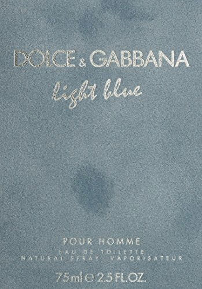 Men Fl Dolce 2.5 for Oz Gabbana Blue Eau Spray, Light de Toilette