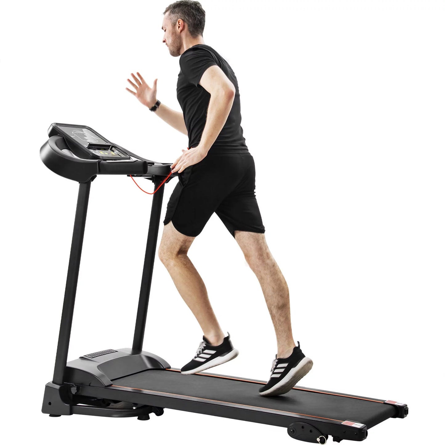 Easy Folding Compact Running and Motorized Treadmill Machine Packed Jogging A