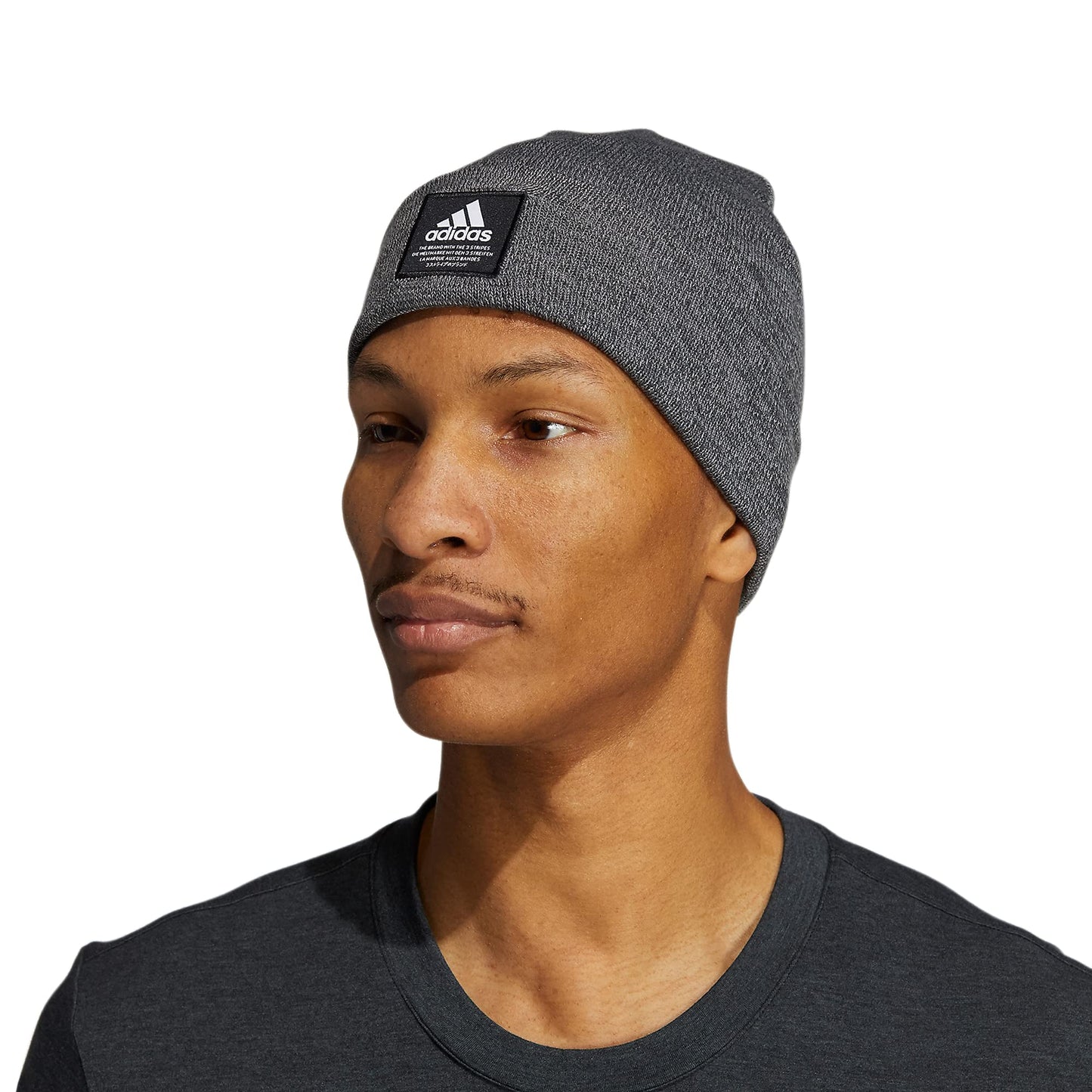 Beanie, Twist/Black/White Men's adidas F21, Size Fold Amplifier Carbon-Grey One