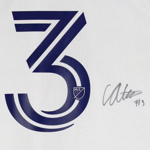 Autographed the from Authentic M United Season - #3 MLS Size Odoi-Atsen Jersey Chris Match-Used Certified White - 2022 Fanatics D.C.