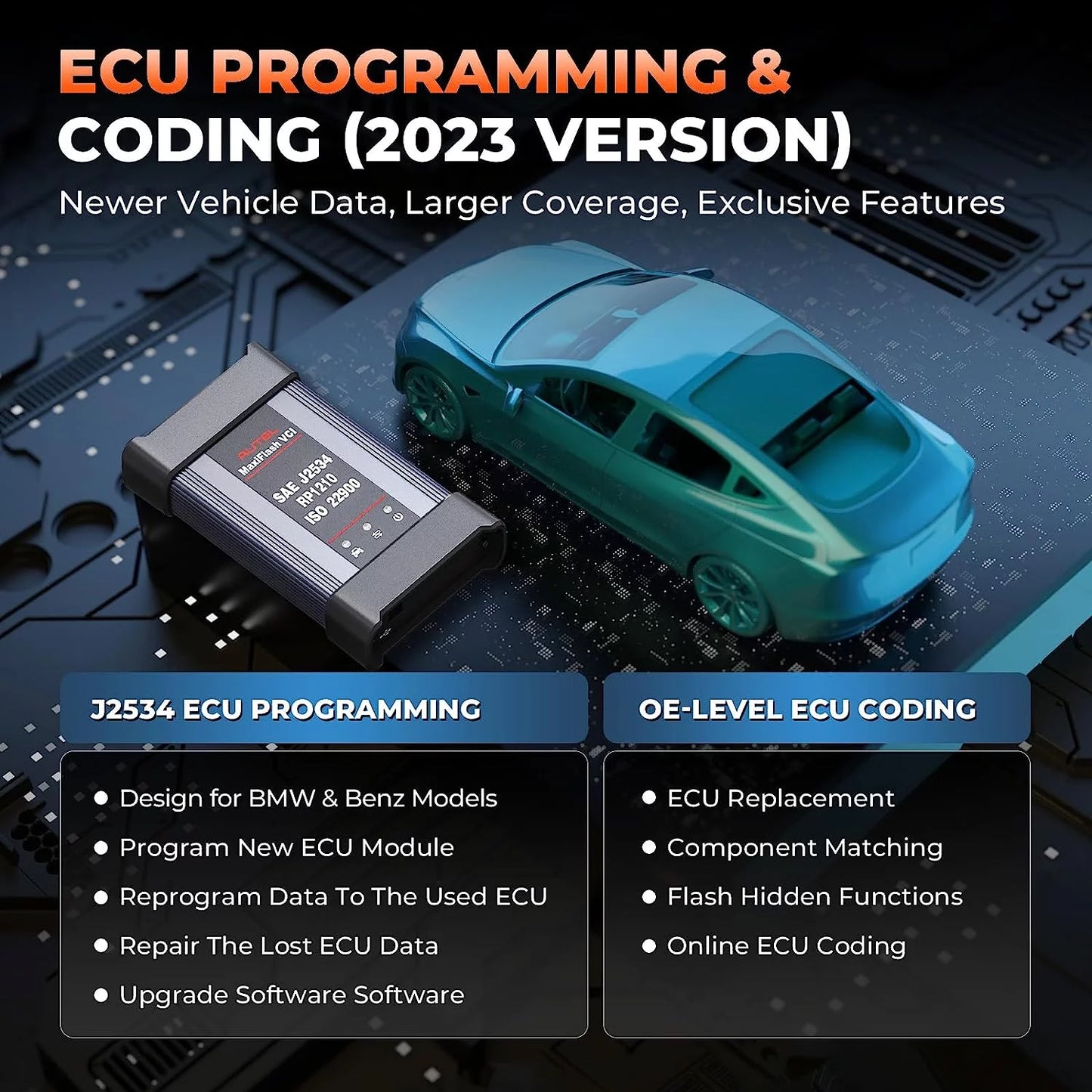 Services Car Programming ECU MaxiSys Ver. Years MS909/ & Autel 2 38+ J2534 Tool of Free 2 Diagnostic II Elite Coding, Pro Diagnostic MS919/ 2.0, Intelligent Elite New Scan