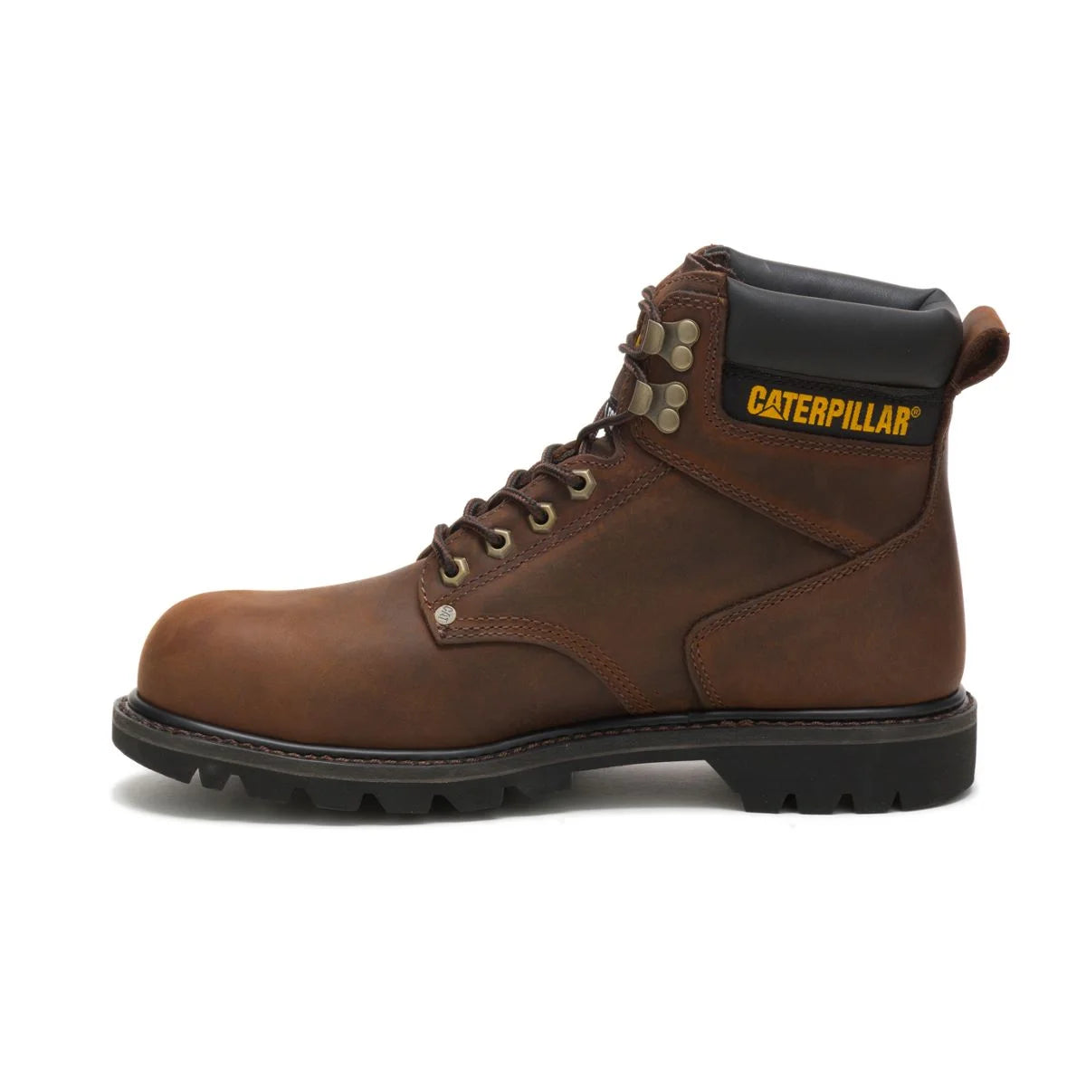 Brown Boot Caterpillar Shift Dark Second Toe Men Steel Work