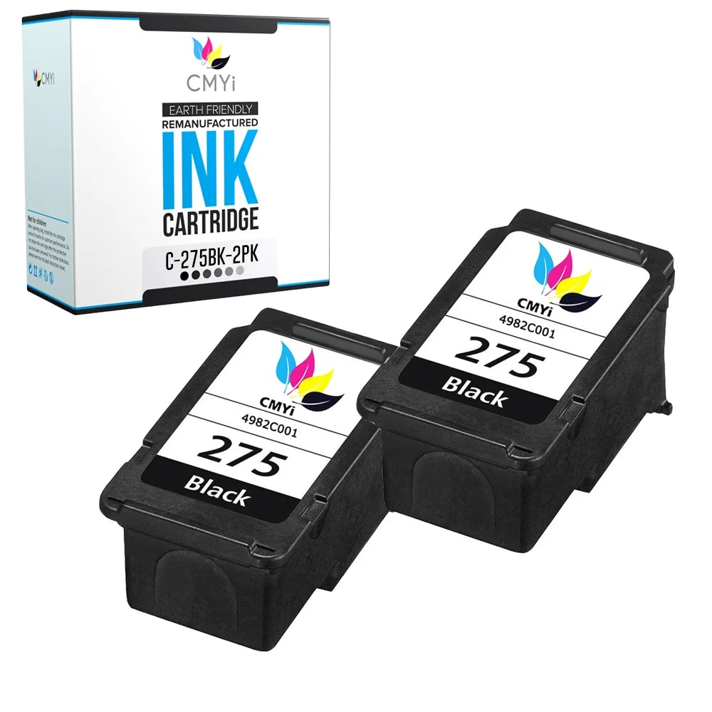 CMYi for (2-Pack: Replacement Cartridge Black) PG-275 Ink Canon