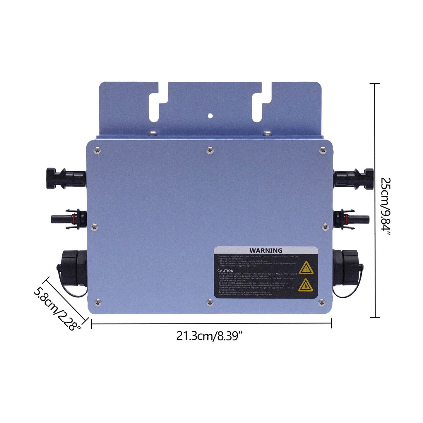 DC SHZICMY Grid to Micro Wave Sine Pure MPPT 110V AC Tie Waterproof Inverter Solar 600W