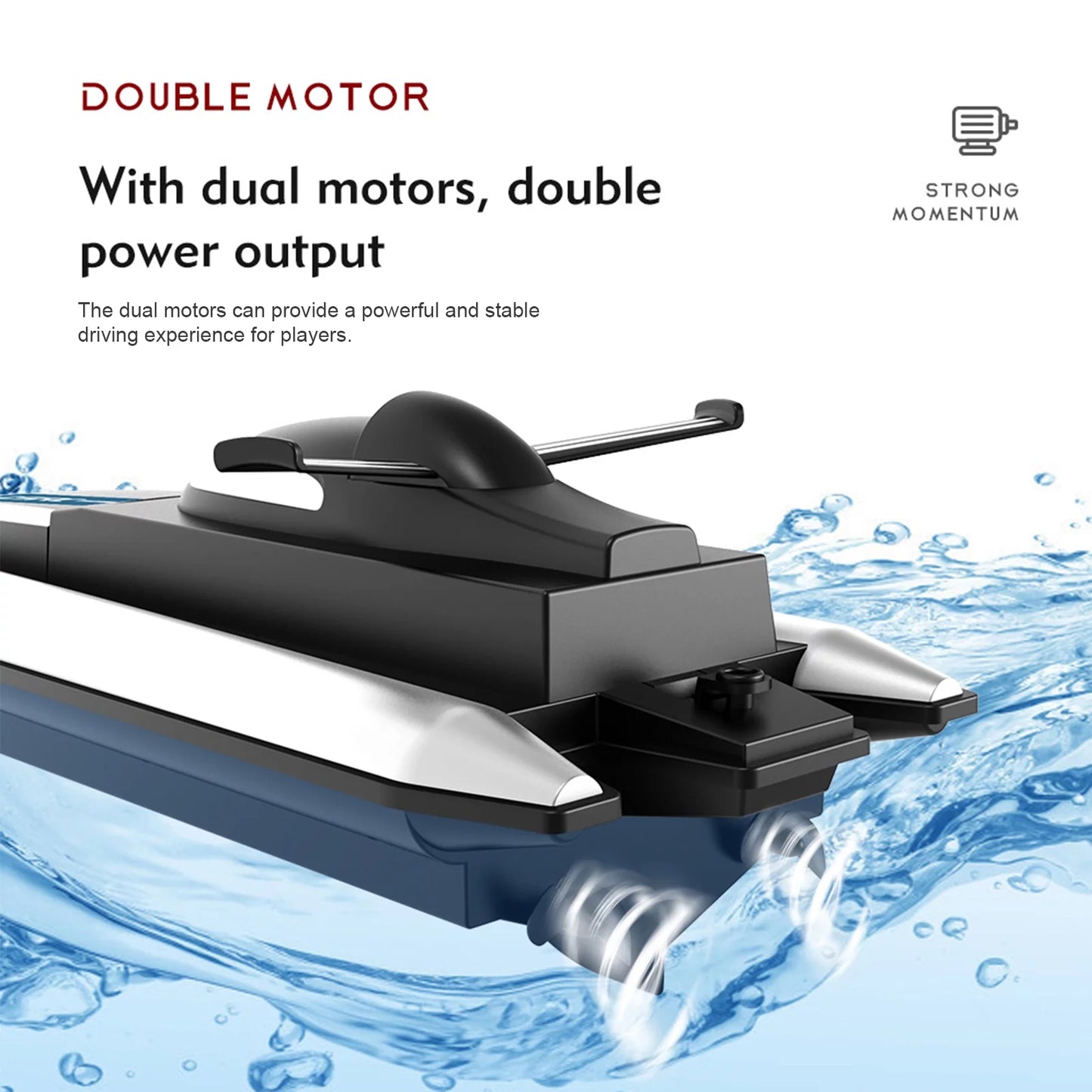 Boat Lake 2.4GHz Gift Waterproof Control Girls LS Remote Pool Boys Sea Race Boat for Boat for Dcenta