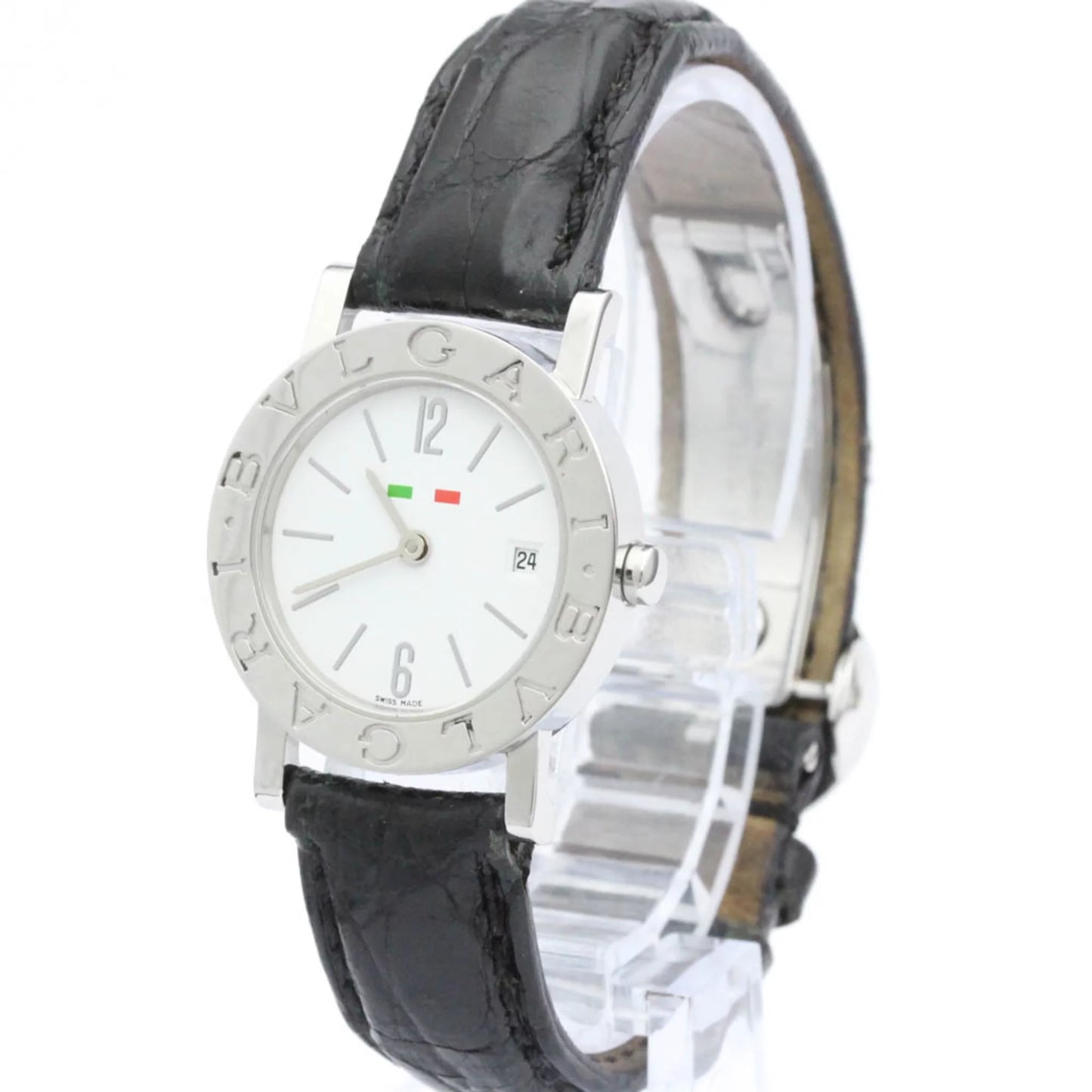 Polished BB26SL Watch Ladies (Good) Pre-Owned BF558550 BVLGARI BVLGARI-BVLGARI Steel Quartz